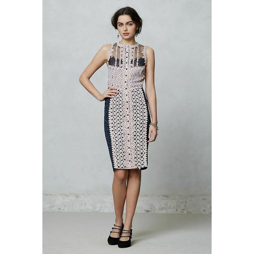 Beguile Byron Lars Anthropologie Lasercut  Dress